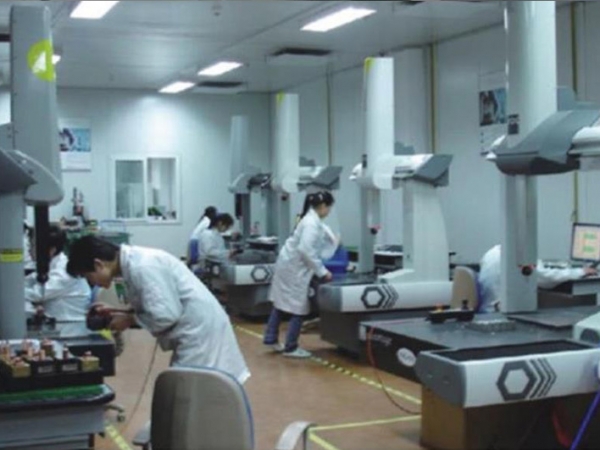 三坐標檢測現場